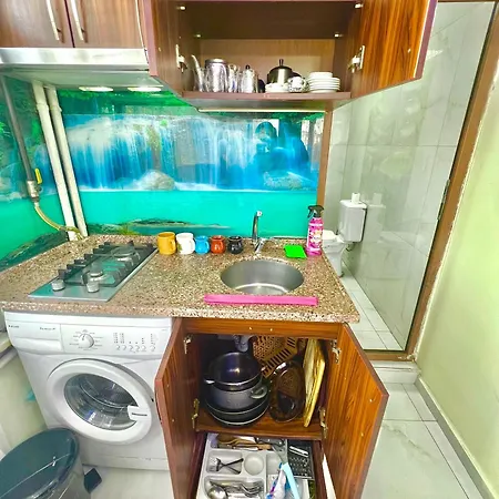 Istanbul'un Kral Dairesi Asansorlu 2 Klimali Apartament Stambuł